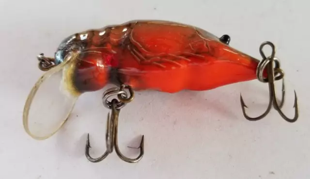 CLASSIC BAGLEY SMALL Fry Dark Crayfish on Orange (DC2) All-Brass Balsa Lure  $4.99 - PicClick
