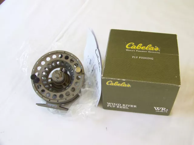 NEW CABELA'S WIND River WR3 Fly Reel 7-8 Line Wts. $60.00 - PicClick