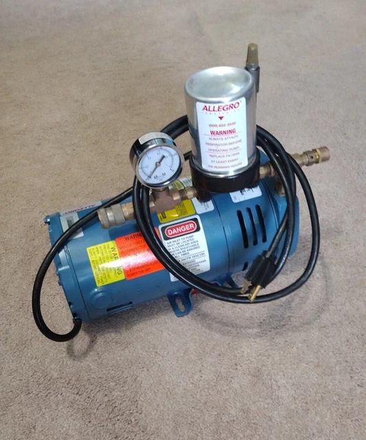 Allegro Air Pump  Motor  9806AA, 1/4 HP for SAR A300 / 9200-01 - rarely used!!