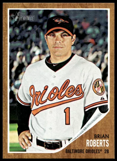 Brian Roberts 2011 Topps Heritage #6 Baltimore Orioles Baseball