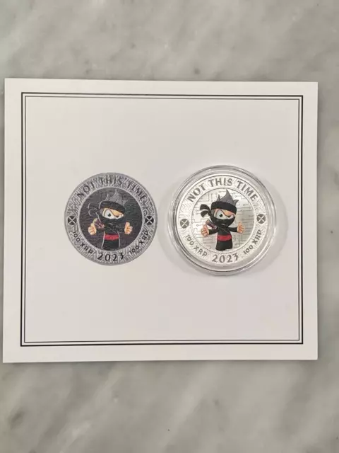 XRP Army Coin 1 Oz Silver .9999 loaded with 100 XRP (Limited to only 5000 Coins)