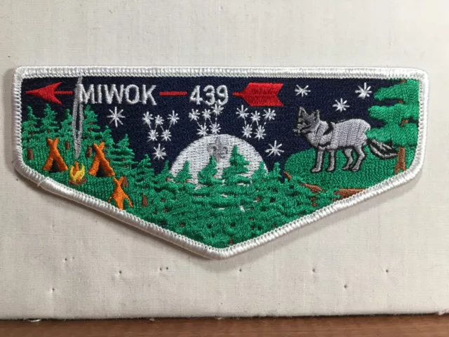Miwok OA Lodge 439 S65 Flap BSA Patch