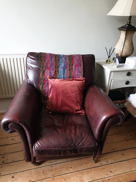 Laura ashley sales whitworth leather chair