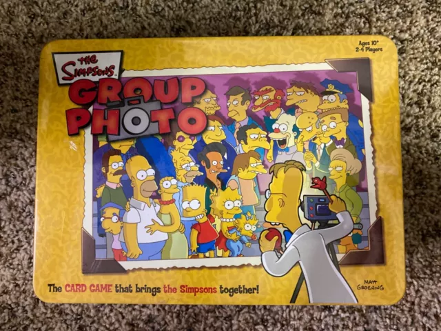 The Simpson’s Group Photo card game New