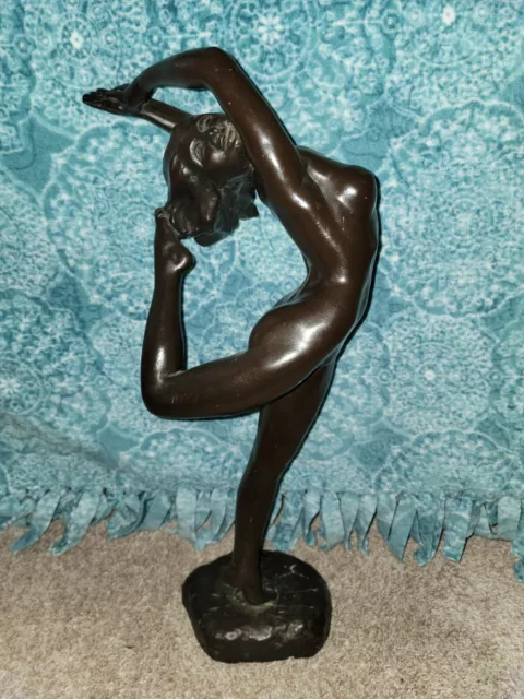 Vintage Austin Prod. 1964 Nude Dancer Ballerina Sculpture Signed *Please Read*