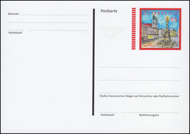 Österreich P 573 Bauwerke: Hauptplatz in Linz, **