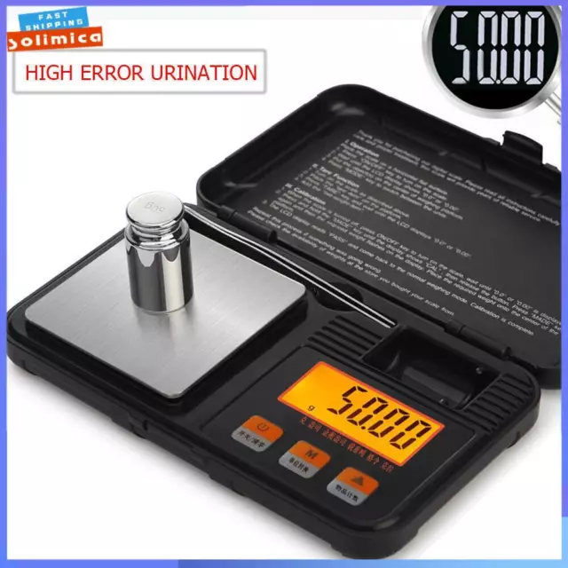 Mini Pocket Digital Scales 50g/0.001g 200g/0.01g Grams Jewellery Gold Weighing
