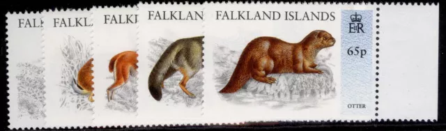 FALKLAND ISLANDS QEII SG752-756, 1995 wild animals set, NH MINT.