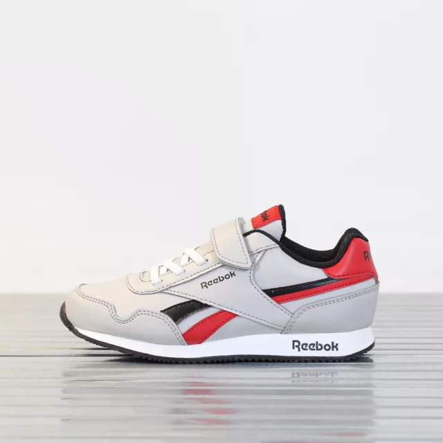 Infant Reebok Royal Classic Jog 3.0 Trainers in White/Blk/Red GY5509 RRP: £29.99