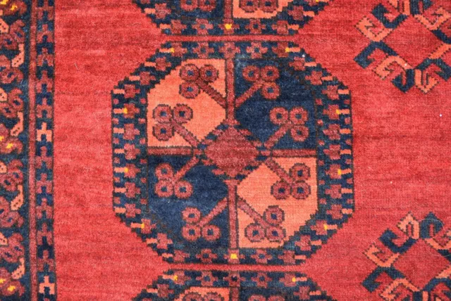 Antik Teppich Afghanistan 227x151 cm  Afghan Ersari rug tapis tappeto alfombra