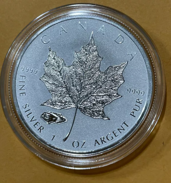 2016 Canada Maple Leaf Reverse Proof $5 WWI Tank Privy 1oz. Silver Coin