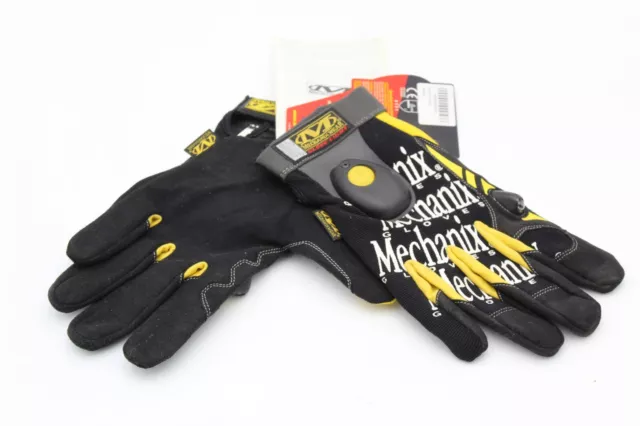 Mechanix Guanti Original Plus Con Luce Led Colore Nero-Giallo Taglia Xl