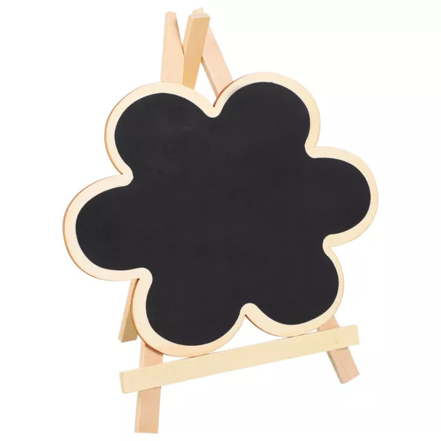 Flower Shaped Mini Chalkboard Signs with Easel Stand for Events and Weddings-EN