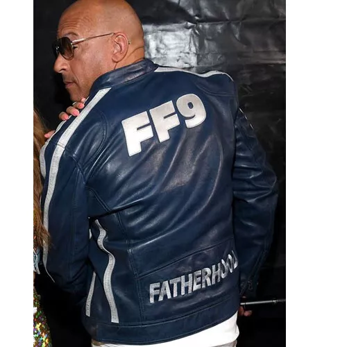 Vin Diesel Fast and Furious 9 Mens Fashion Motorcycle Leather Jacket in Lambskin