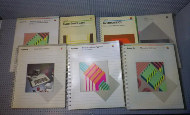 Lot de Livre Manuel Apple II et Apple 2e