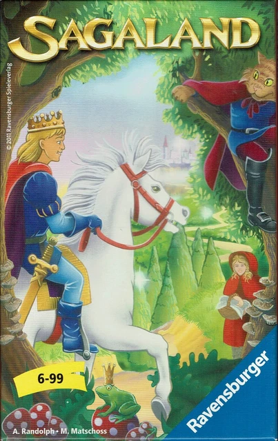 Sagaland Spiel 23 318 2 Mitbringspiel Ravensburger Brettspiel ; Nur 1x bespielt.