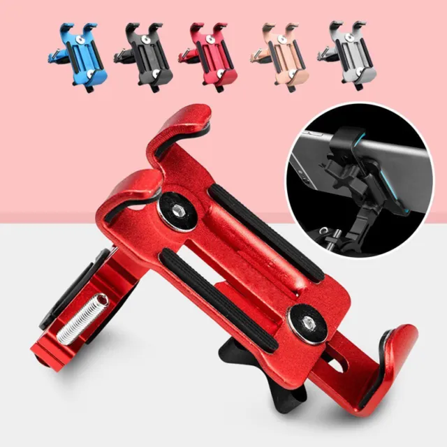 Aluminum Motorcycle Bike Bicycle GPS Cell Phone Holder Handlebar Mount Universal