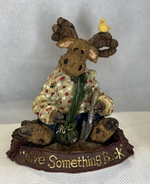 Boyds Bears - Wee Folkstone Collection - Hirum Mooselplanter /BOX