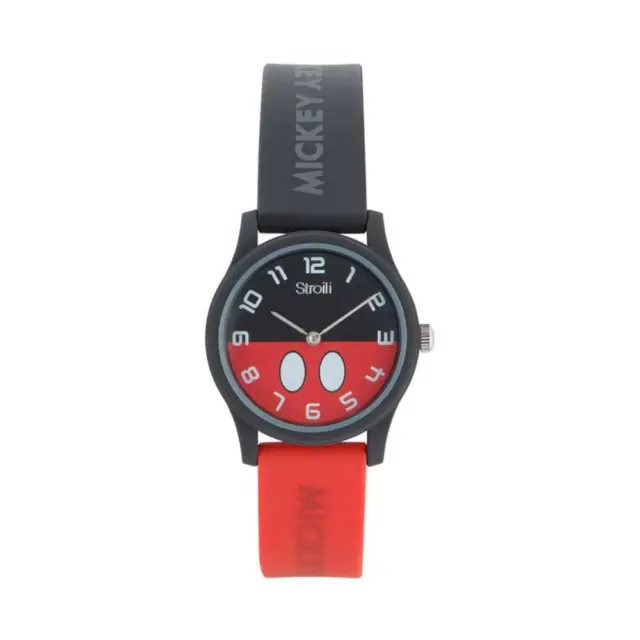 Reloj STROILI DISNEY 1674329 Silicona Rojo Negro Mickey Mouse