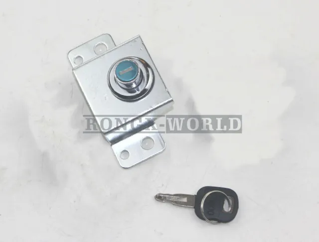 Toolbox Lock Cylinder With Key Fit For Caterpillar CAT E320D Excavator