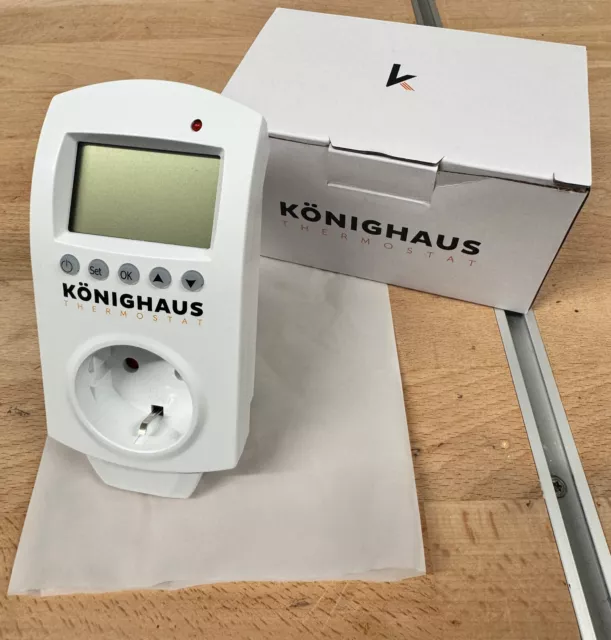 Könighaus Infrarot Steckdosen Thermostat für Infrarotheizung universell manuell