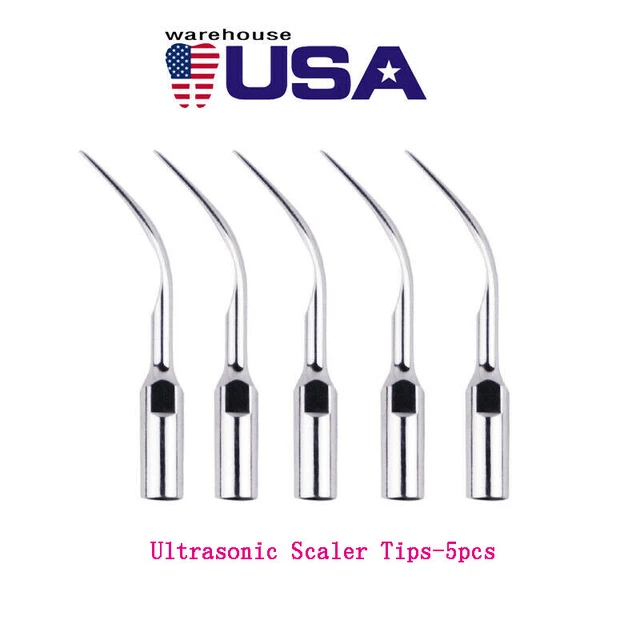 5pcs Dental Ultrasonic Scaler Perio Scaling Handpiece Tips for EMS G2/5/6 G1/6-S