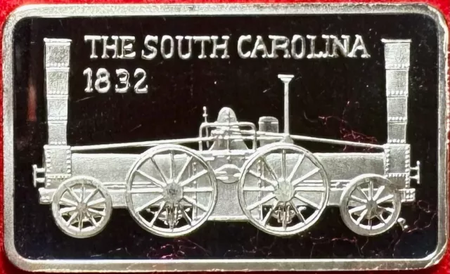 The Great Locomotives Series One - The South Carolina - .999 Silver - Proof