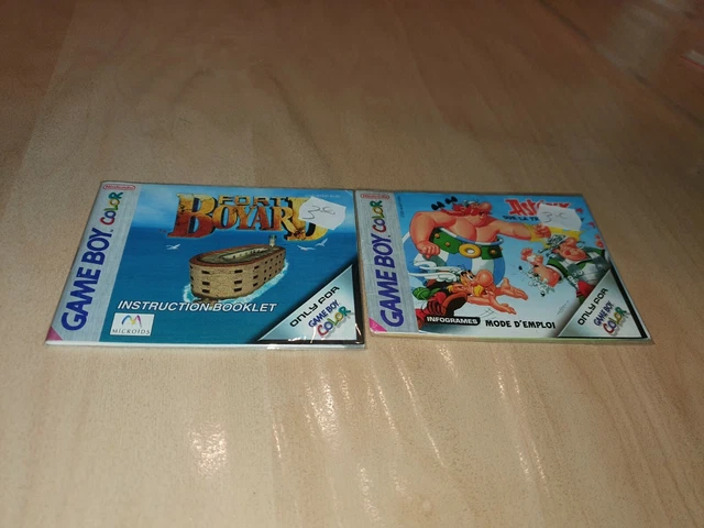Notice Nintendo GameBoy Color Legend Zelda Oracle Ages GBC Instruction Notice Nintendo GameBoy Color Legend Zelda Oracle Ages GBC Instruction