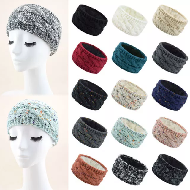 Wide Knitting Woolen Headband Winter Warm Ear HairBand Headwrap Hair Accessories