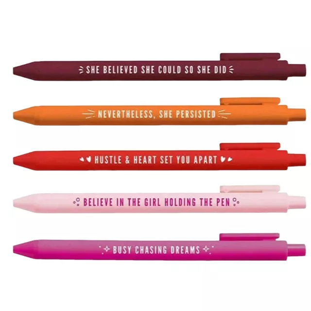 Motivational Badass Pen Set(5pcs)