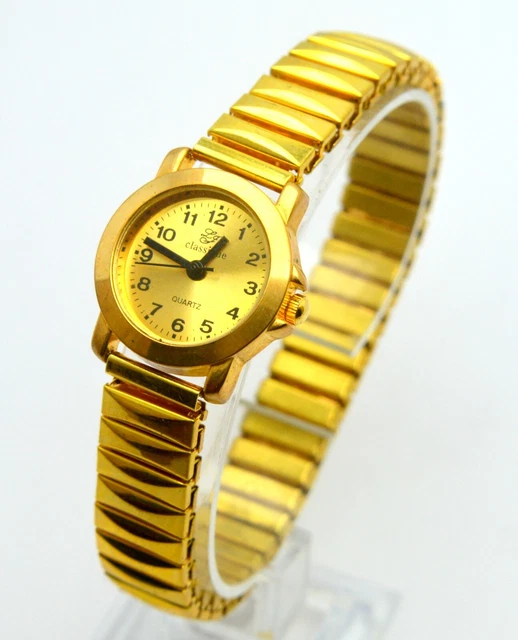 24K GOLD PLATED Classique Ladies Quartz Watch EUR 2,58 PicClick ES