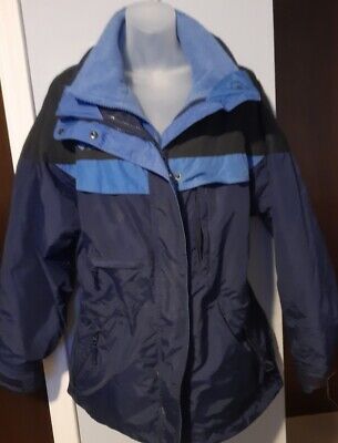 Vtg Columbia Jacket coat 3in1 Snow Ski Winter Removable Liner Size L excellent