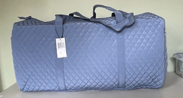 Vera Bradley XL Traveler Duffel Bag RUSTIC BLUE MSRP $175 ~ NWT