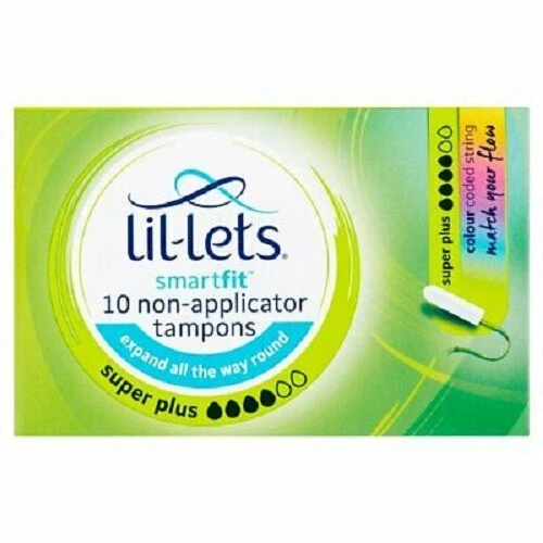 Tampones Lil-Lets Smartfit Super Plus 10 Sin Aplicador
