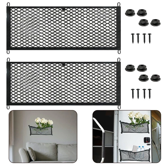 Utile rete di utilizzo barca tascabile con viti organizer nero