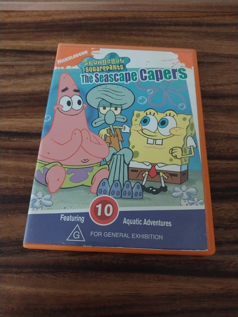 SPONGEBOB SQUAREPANTS Seascape Capers (DVD, 2004)