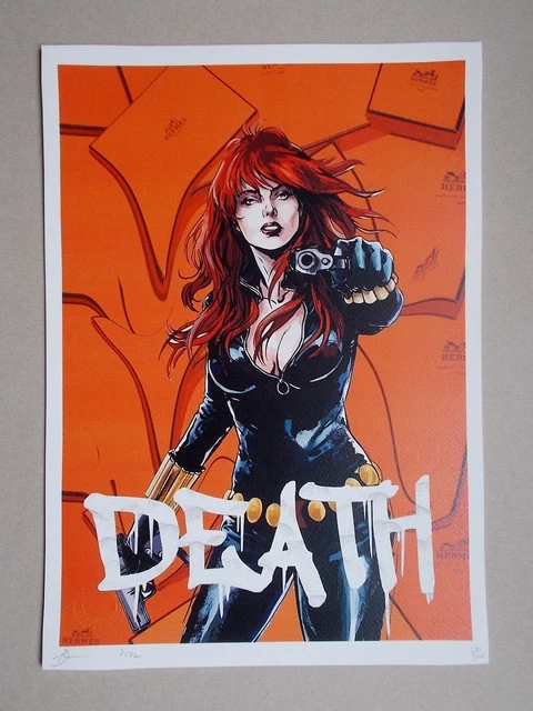 Serigraphie Originale Death NYC : " Death 2 "  Tirage 100 Ex ,  signée