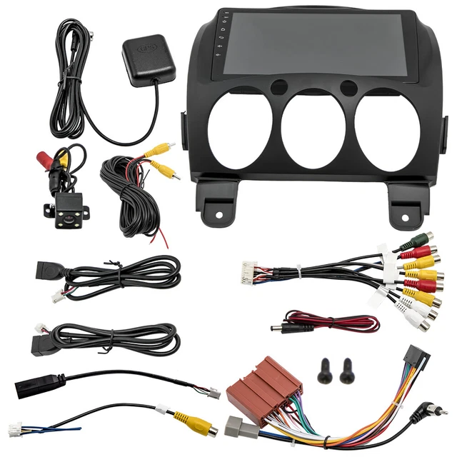 9" Android Autoradio 2 DIN Appareil De Navigation RDS pour MAZDA 2 2007-13 32GB