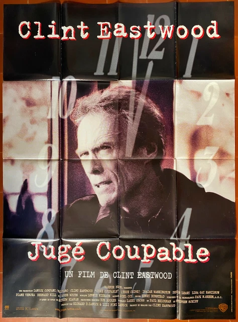 AFFICHE JUGE COUPABLE True Crime CLINT EASTWOOD Isaiah Washington AFFICHE JUGE COUPABLE True Crime CLINT EASTWOOD Isaiah Washington
