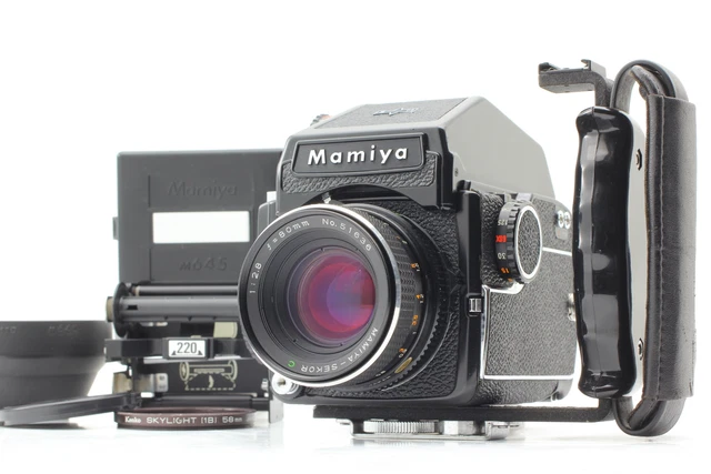 Vidéo [ près De Mint ] Mamiya M645 AE Viseur Appareil Photo C 80mm Lentille