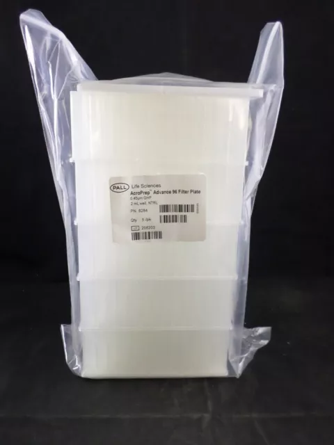 PALL ACROPREP Plastic Advance 96-Well Filter Plates 2mL 0.45µm wwPTFE Memb. 5/PK