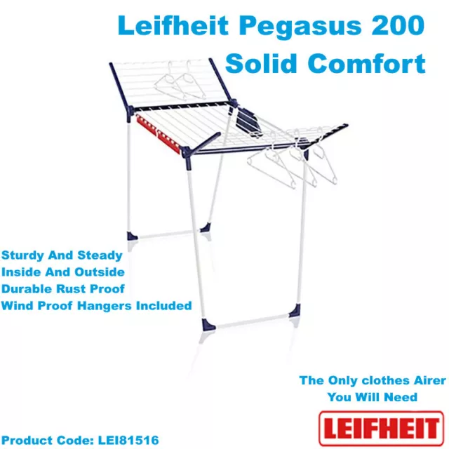 Leifheit Stendibiancheria Pegasus 200 Solid Comfort 81516