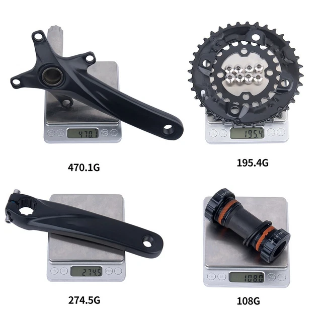 Crank Mountain Bike Tooth Plate Hollow Integral Crank 104BCD Center Shaft