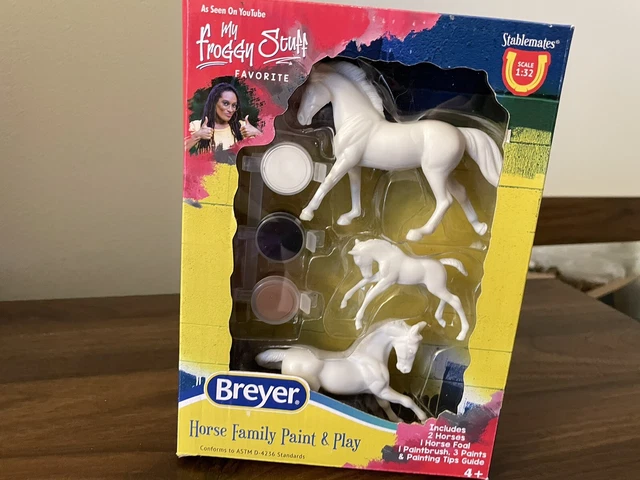 New for 2021!! Unicorn Family Paint and Play, Breyer Stablemates.