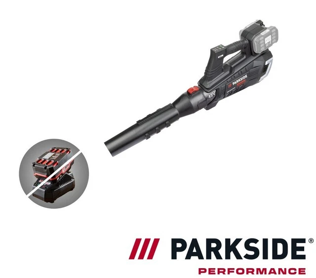 Aspirateur Souffleur Feuilles Parkside PLSA 40-Li D2 40V + Porte-Clés - Sans Fil