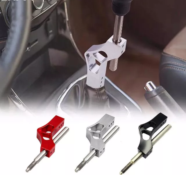 Car Aluminium Shift Knob Extension Adjustable Height Lever Extender Gear Shifter