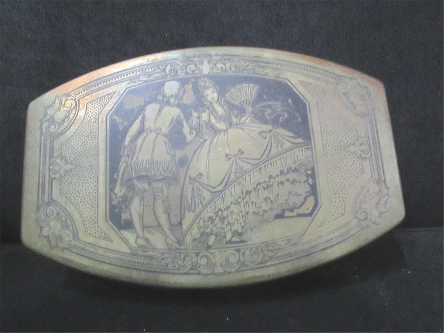 Park and Tilford vintage chocolate candy tin Paris, New York closes great