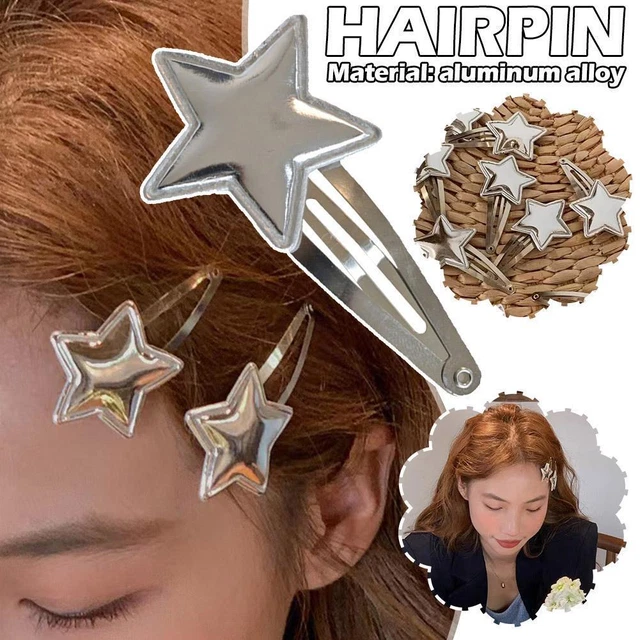 Clip per capelli stella scintillante clip laterale clip BB forcina stella A5I6