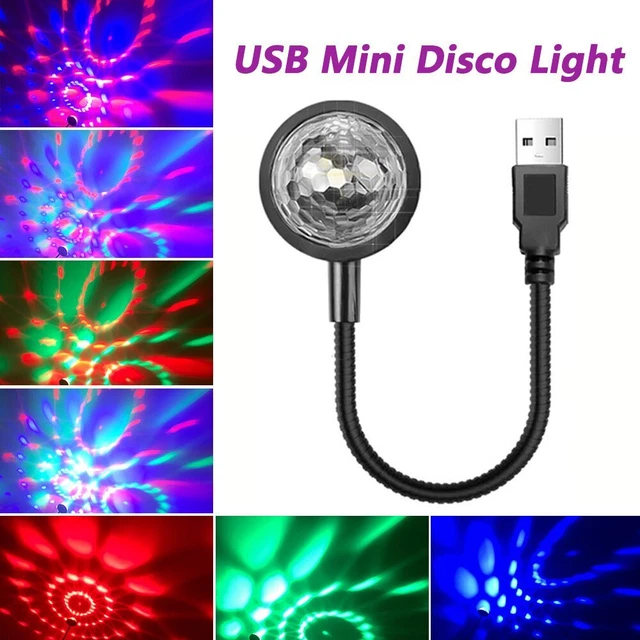 Multicolor LED Starry Sky Projection Lamp Mini USB Car Roof Star Night Light NEW