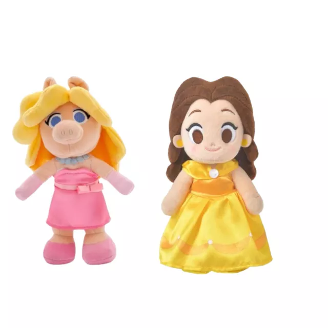 Disney Parks NuiMOs Beauty & The Beast Belle  & Miss Piggy Plush Set